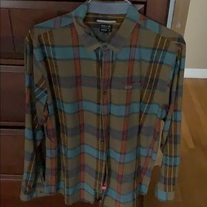 RVCA plaid button down
